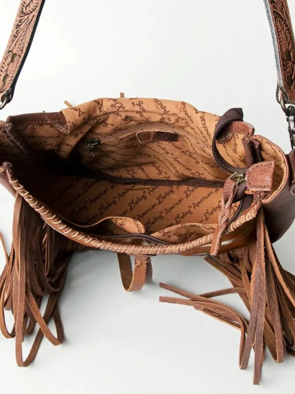 American Darling Desert Bloom Fringe Crossbody - Picture 4 of 7